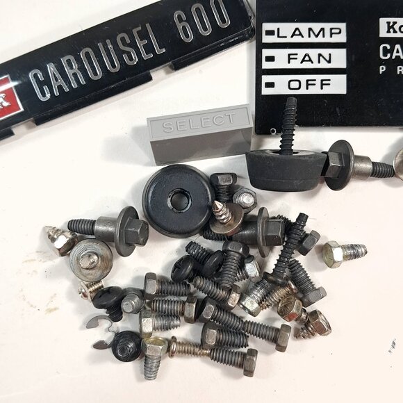 Vintage Kodak Carousel 600 Slide Projector FOCUS KNOB turn wheel part oem - Picture 4 of 4